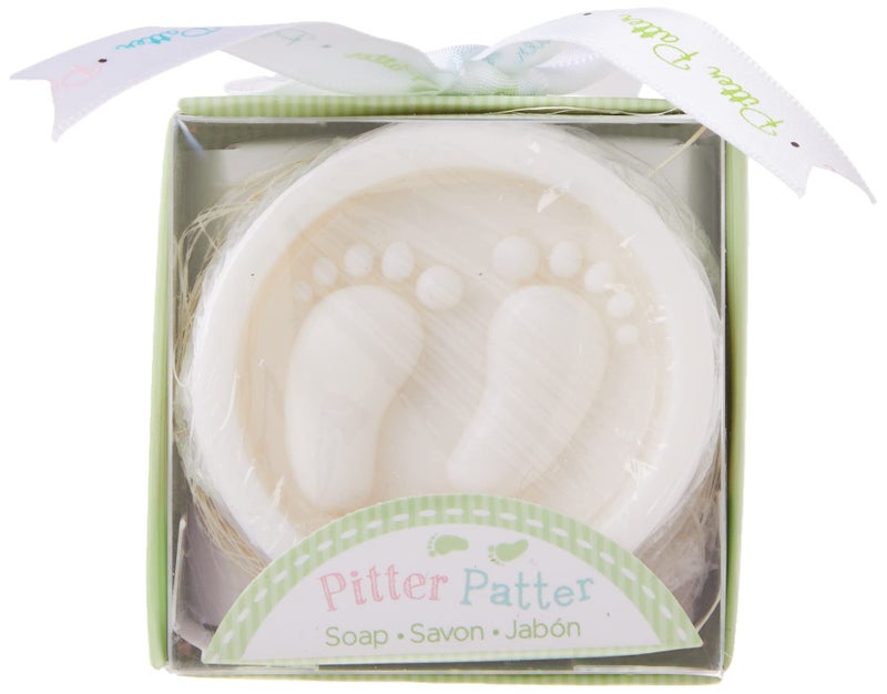 Kate Aspen Pitter Patter Soap, White - Image 1